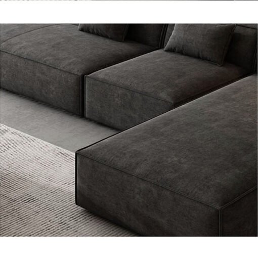 Hoshi HB12 Three Seater Corner, Four Seater Corner Sofa, Leathaire - Image 8