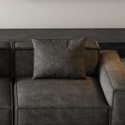 Hoshi HB12 Three Seater Corner, Four Seater Corner Sofa, Leathaire - Image 6