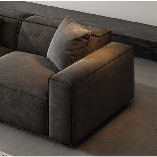 Hoshi HB12 Three Seater Corner, Four Seater Corner Sofa, Leathaire - Image 7