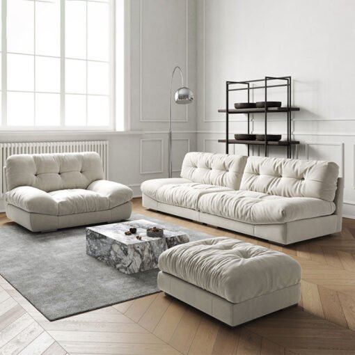 Mabel Two Seater Sofa, Three Seater, Four Seater Sofa, Leathaire - Image 4
