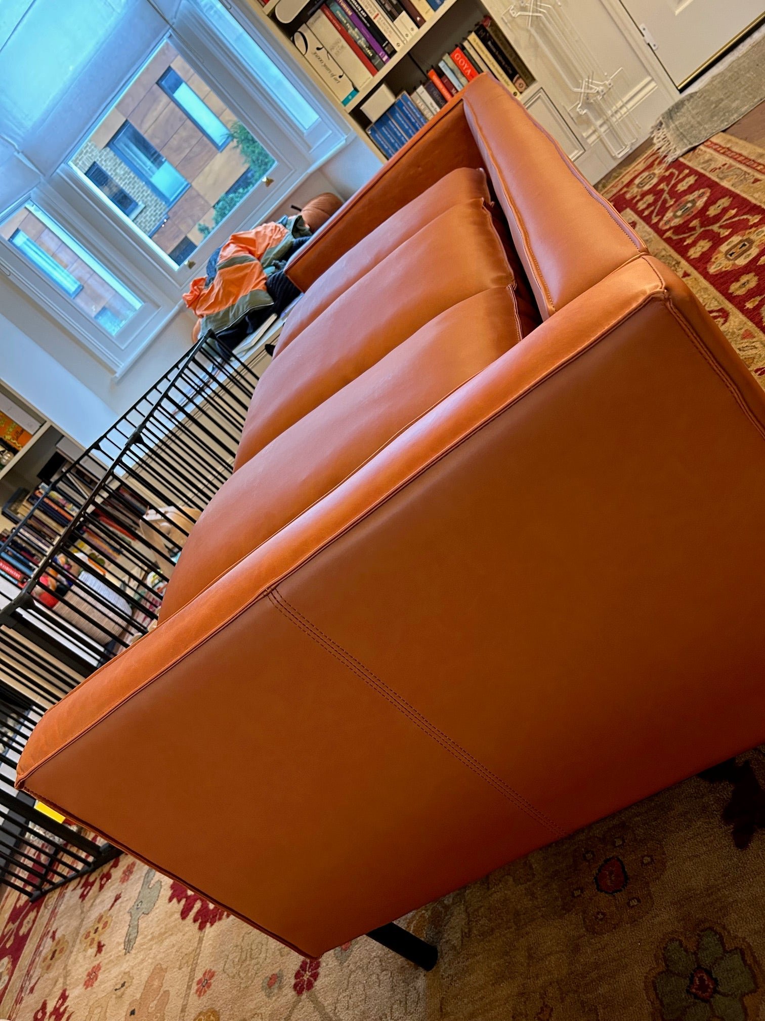 Baxter Three Seater, Real Leather For Clearance - Image 3