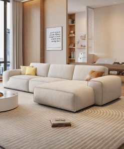 Freya Three Seater Corner Sofa, Suede