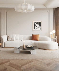 Welby Three Seater, Four Seater Curved Sofa, Velevt